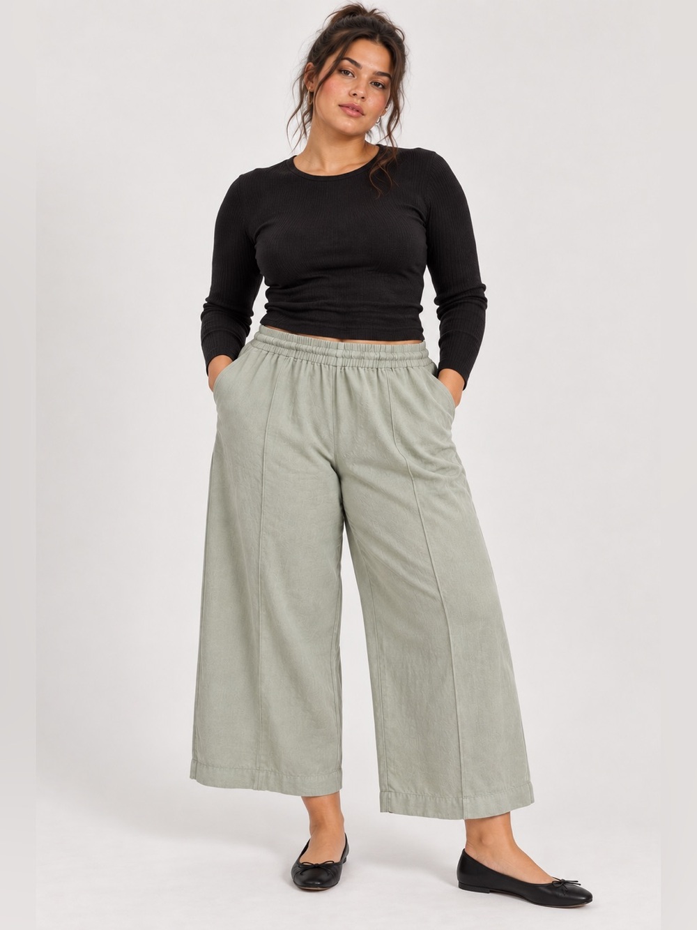 Madewell linen + viscose Relaxed Straight-Leg cropped Chinos cropped Large Tall